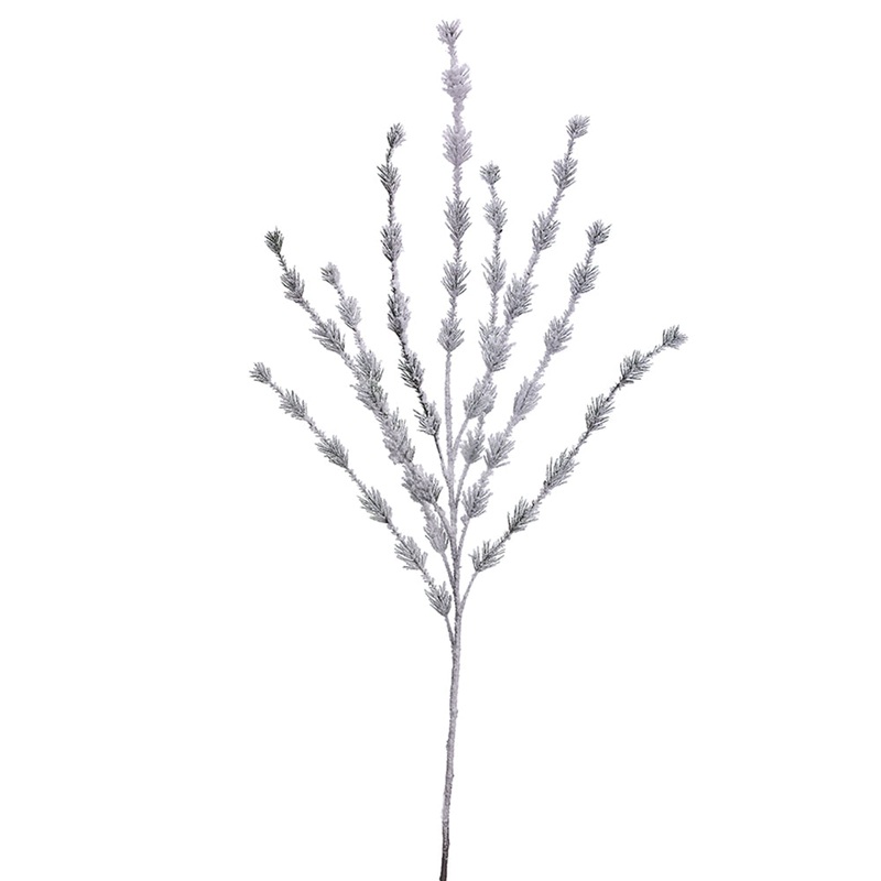 39″ Snowy Pine Branch