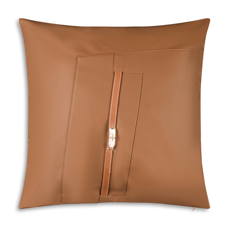Atlas Coffee Buckle Pillow