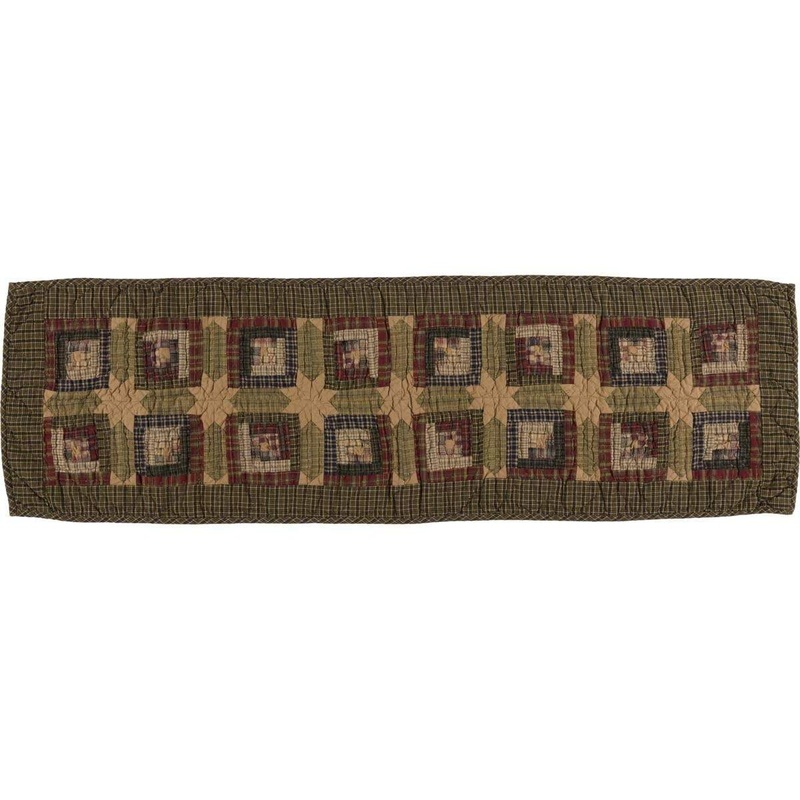 Tea Cabin Runner Quilted 13×48