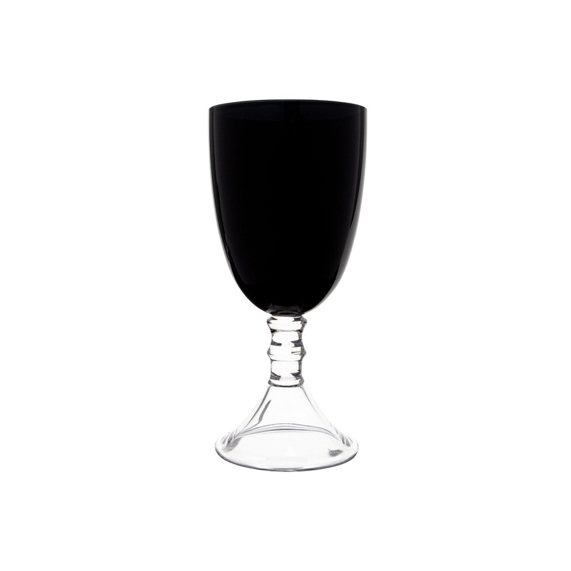 Vikko Decor – Iris, Clear Stem, Glass Goblet