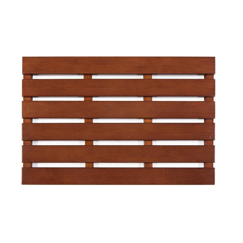 Bamboo Bath & Sauna Walnut Mat