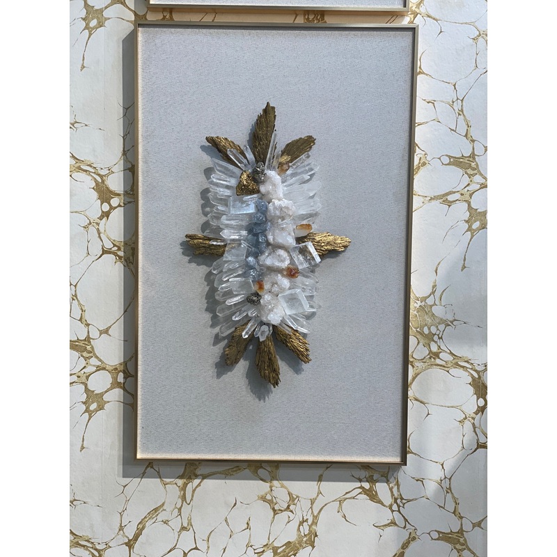 Home Decor Stone And Gem Wall Art