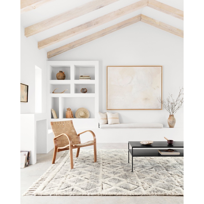 Loloi Hygge Rug | Smoke / Taupe