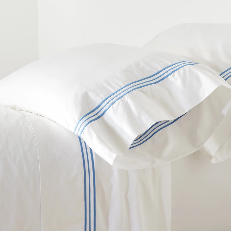 Trio Pillowcases (Pair) | French Blue