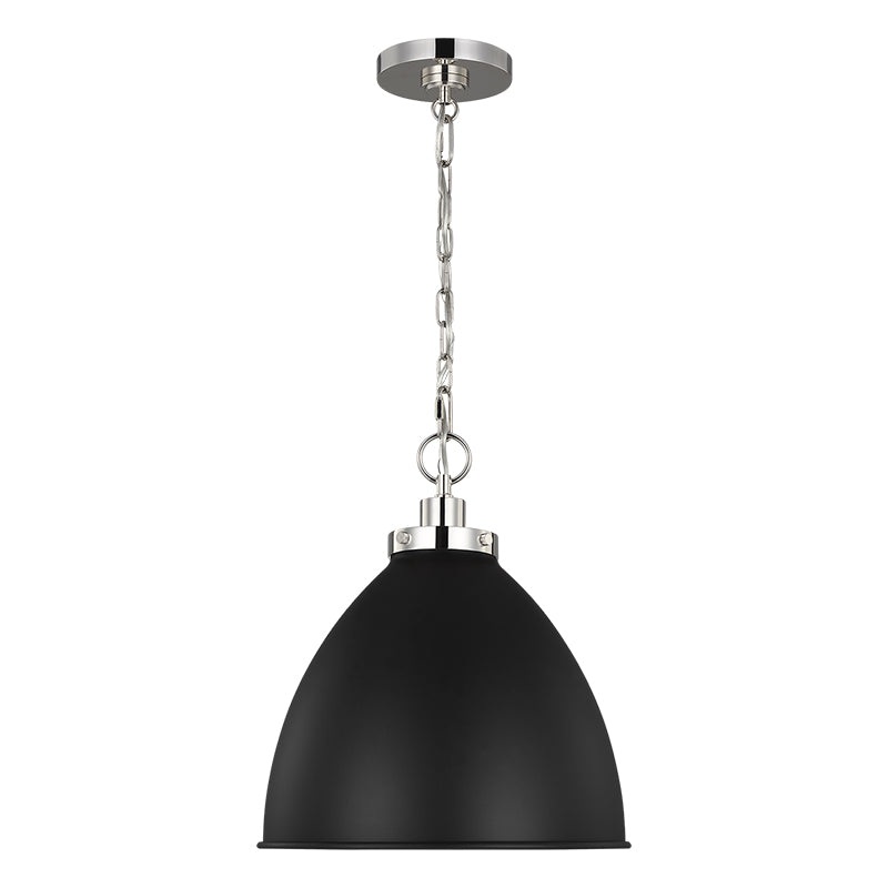 Visual Comfort CP1291 Wellfleet 1-lt 14″ Dome Pendant