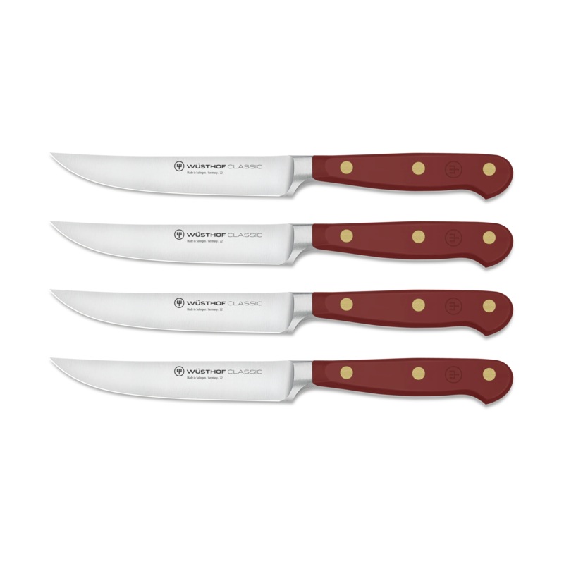 WUSTHOF Classic 4-Piece Steak Knife Set, Tasty Sumac