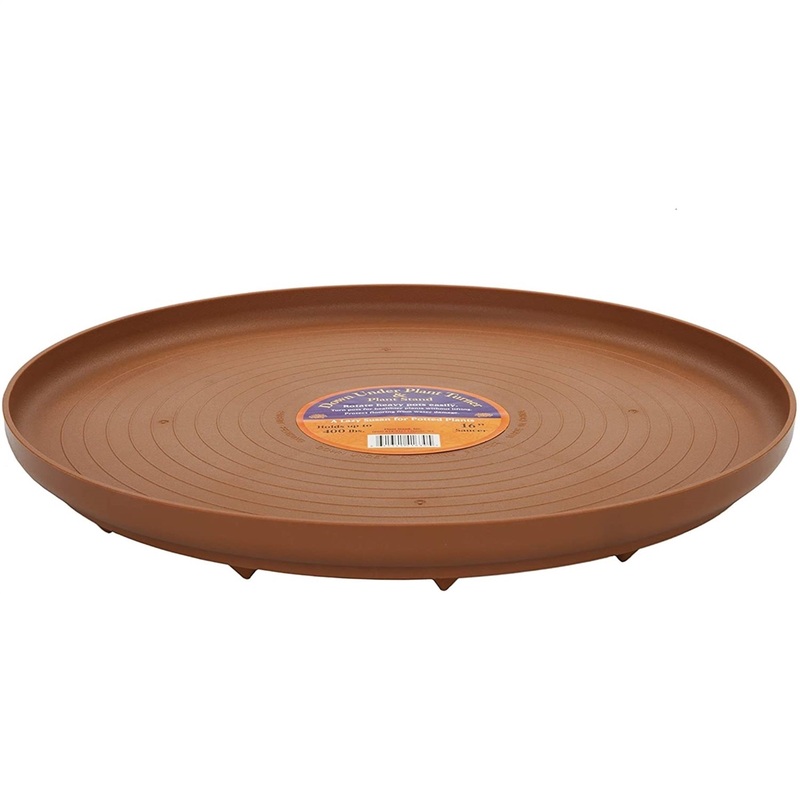 Bosmere Plant Stand Down Under Plant Turner-Saucer, Terra Cotta Color, 16″