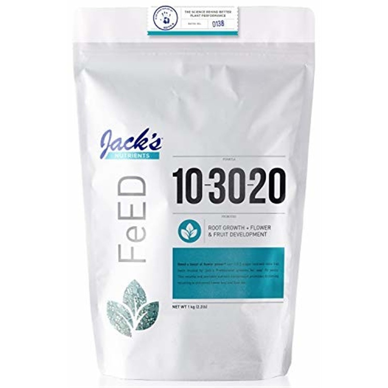 Jack’s Nutrients Bloom Fertilizer 10-30-20, 2.2lbs