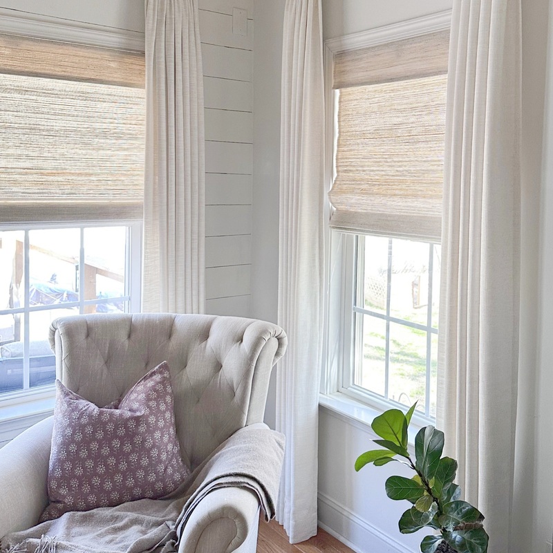 Ramie Woven Bamboo Blinds & Shades | Ivory