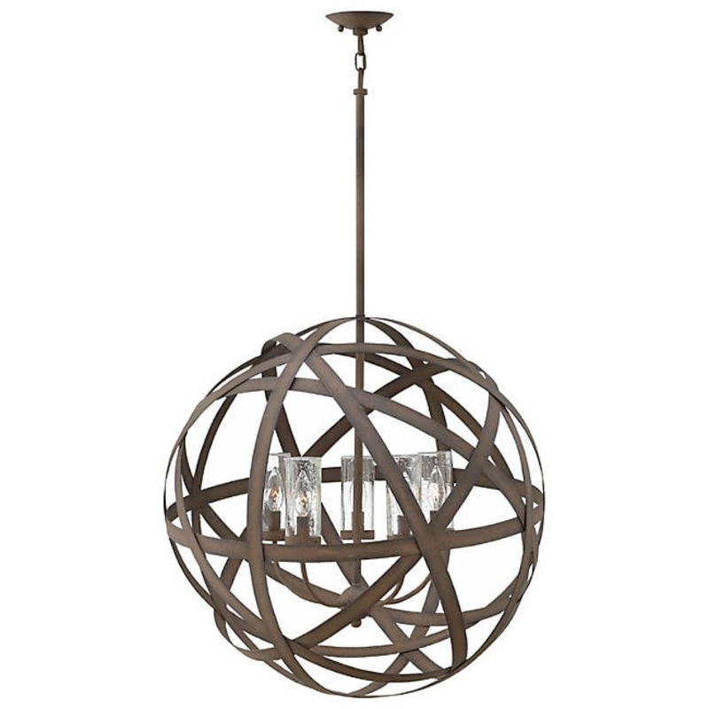 Hinkley 29705 Carson 5-lt 27″ LED Outdoor Pendant