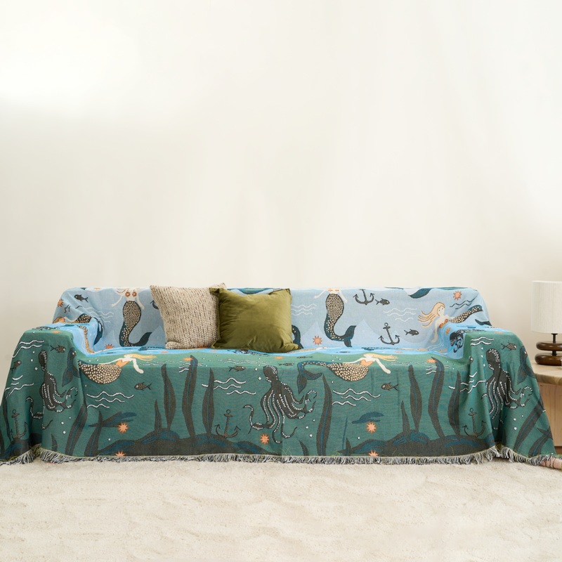 Mermaid Enchantment Sofa Cover – Final Sale