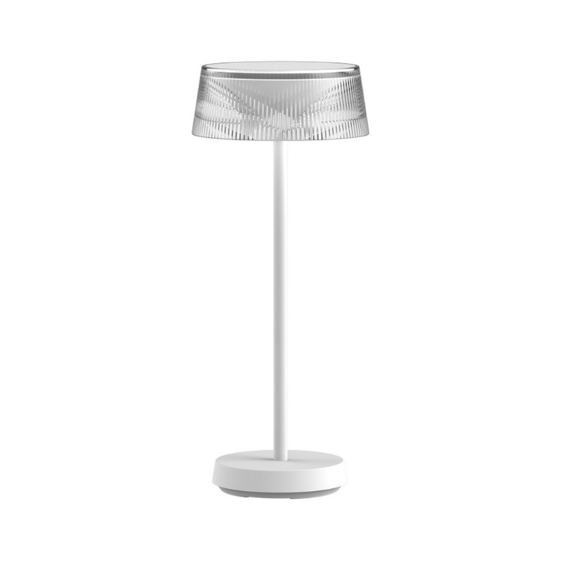 WAC TL-W251315 Crystal 1-lt 14″ Tall LED Indoor/Outdoor Table Lamp ,  White  – Open Box