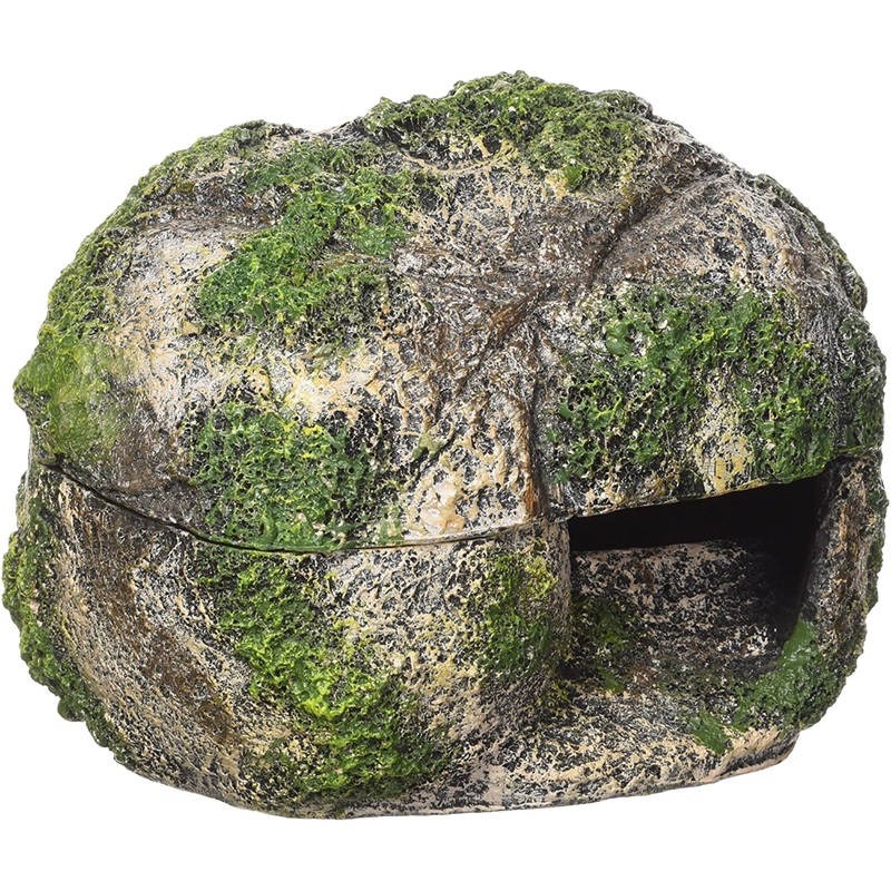 Zilla Reptile Products Naturalistic Rock Lair, Size, 5.5″ L x 5″ W x 4″ H