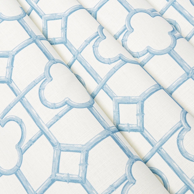 Blue Shaded Bamboo Fabric
