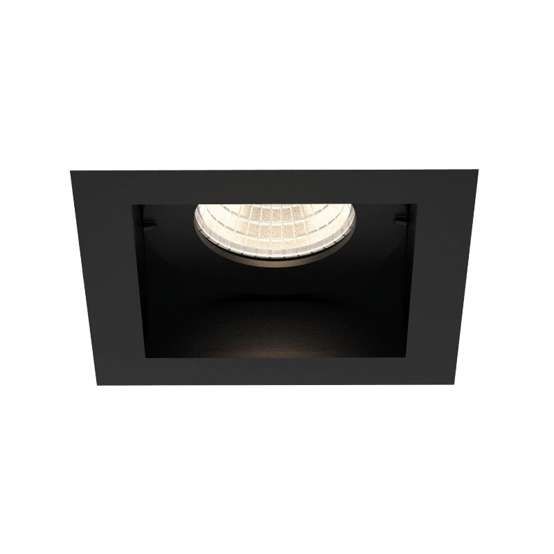 Eurofase TGO1ST Tango 1 Light 15W Square LED Fixed Downlight with Trim, Linear Spread Lens