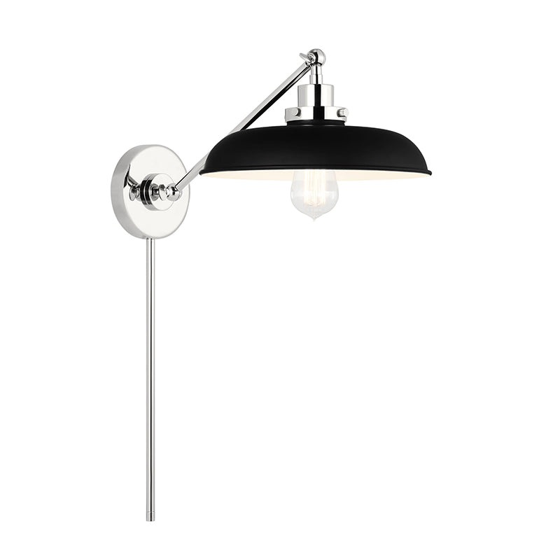 Visual Comfort CW1141 Wellfleet 1-lt 9″ Tall Single Arm Wide Task Sconce