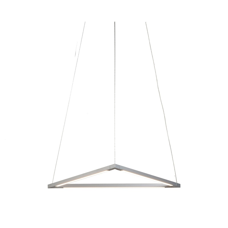 Z-Bar Triangle LED Pendant Light