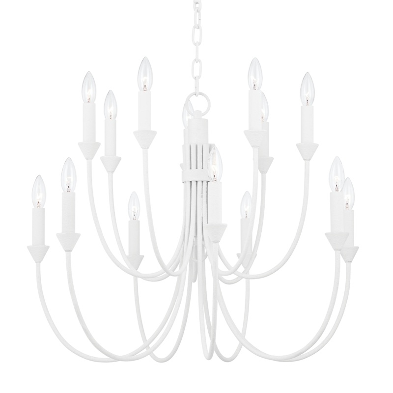 Cate Chandelier – Gesso White