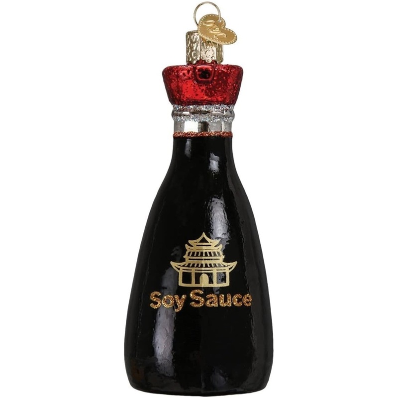 Old World Christmas Glass Blown Soy Sauce Ornament