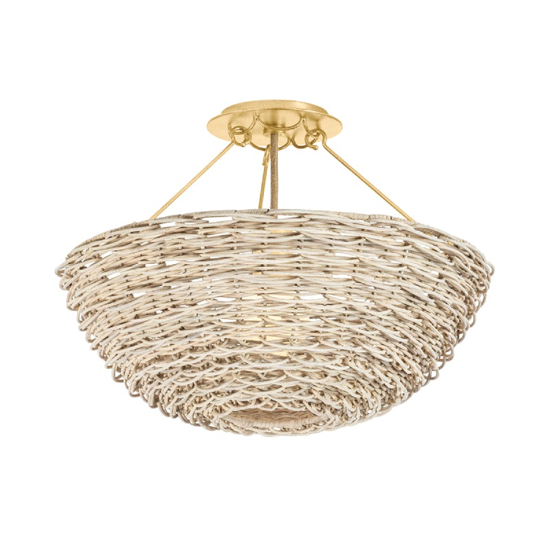 Troy C3318 Campo 1-lt 18″ Semi Flush Mount