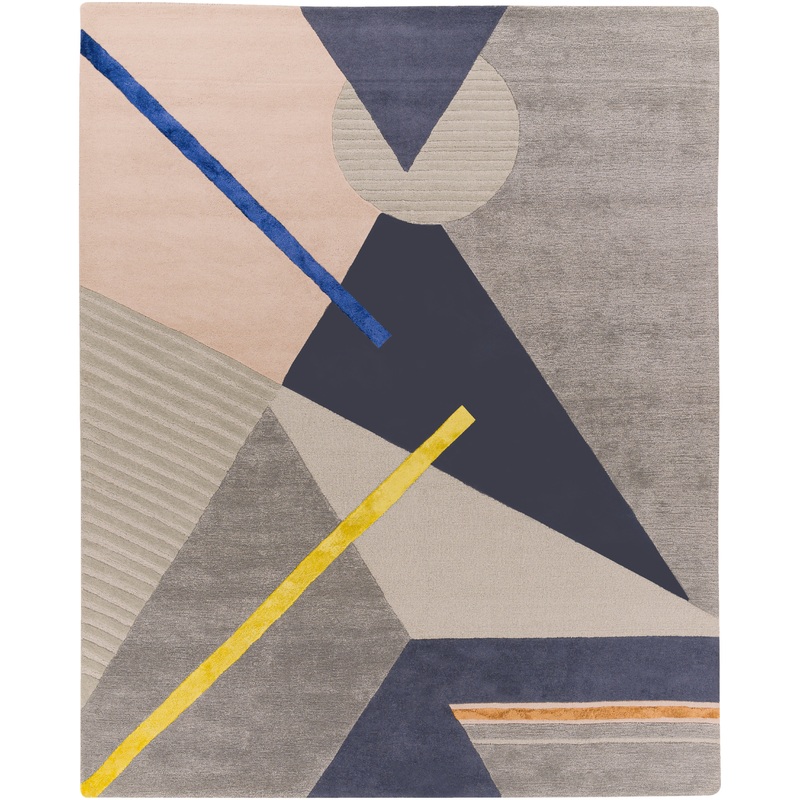 Mid Century 25247 Hand Tufted Wool Indoor Area Rug by Surya Rugs