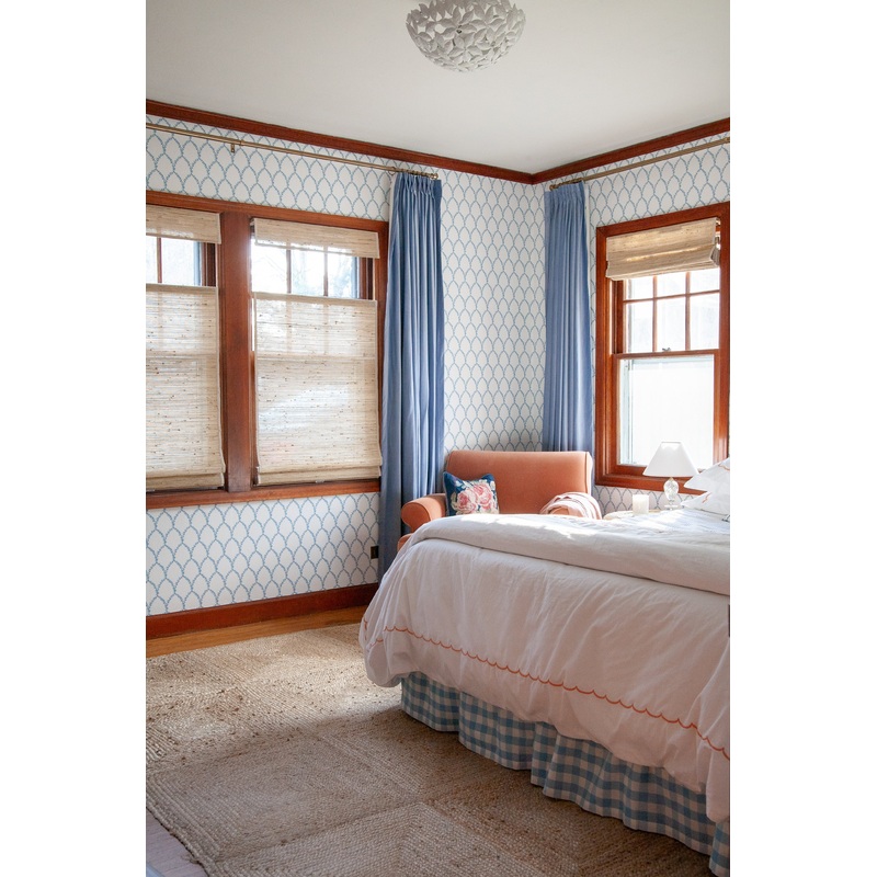 Ramie Woven Bamboo No-Drill Blinds & Shades Top Down Bottom Up | Beige