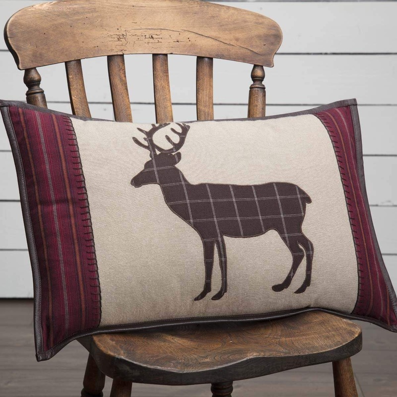 Wyatt Deer Applique Pillow 14×22