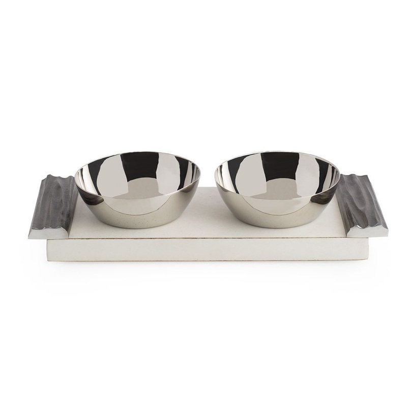 Michael Aram Double Snack Bowl Set