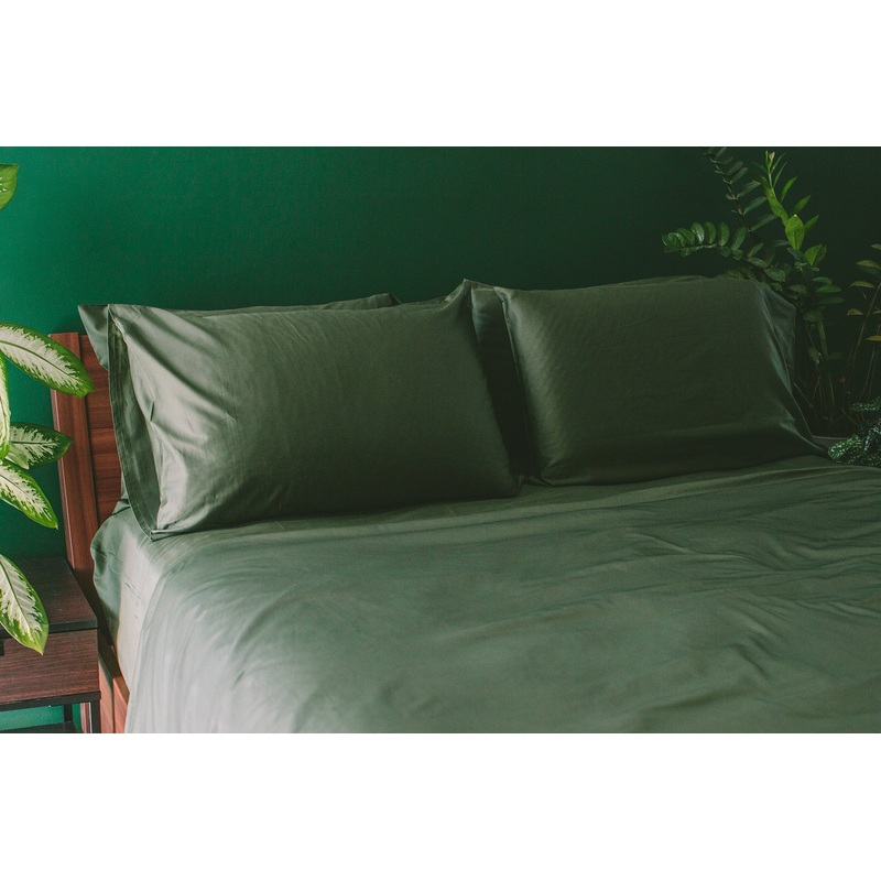Sateen Organic Cotton Sheet Set + Pillowcases