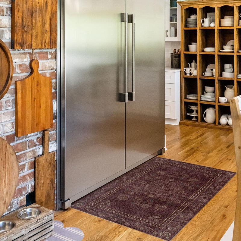 Audrey FloorFlat | Wine – Premium Vinyl Mat