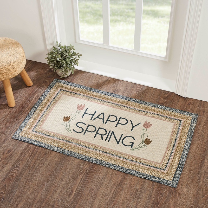 Kaila Happy Spring Jute Rug Rect w/ Pad 27×48