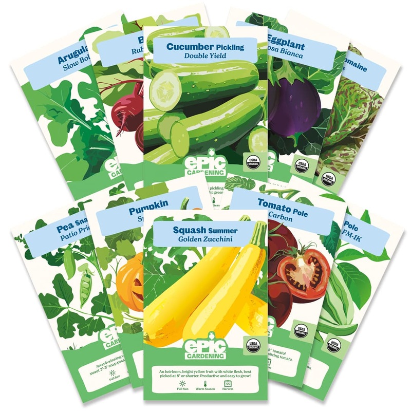 Organic Vegetable Garden Bundle