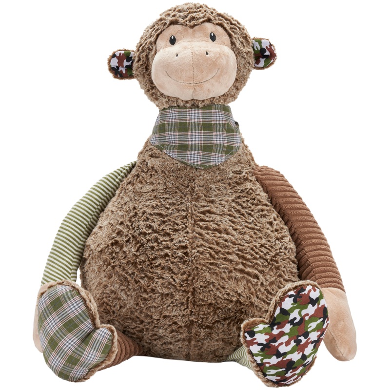 Plush Lines N3004 Synthetic Blend Plush Monkey Pluh Animal From Mina Victory By Nourison Rugs