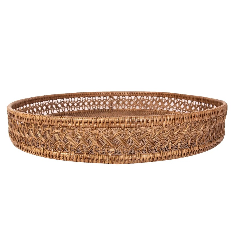 Rattan Seca Design Round Tray