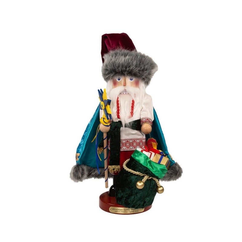 Steinbach Big Nutcrackers, Christmas Legends Series, 30th in the Series, Ukrainian Star Santa, 17″