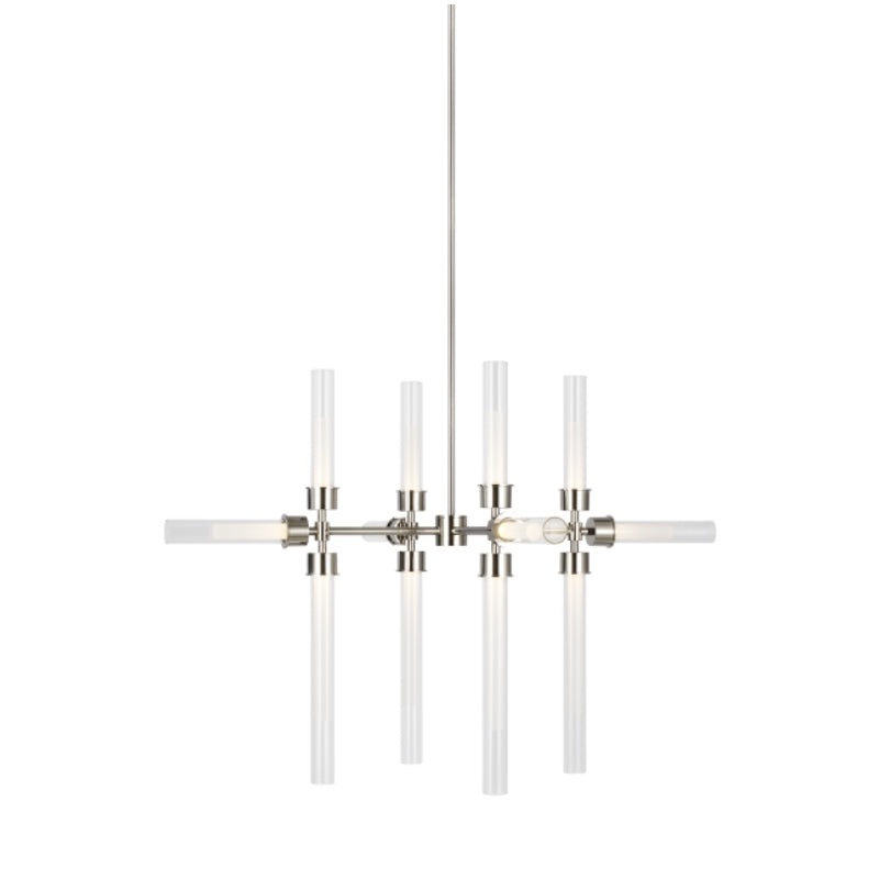 Visual Comfort 700LNG12 Linger 12-lt 38″ LED Chandelier