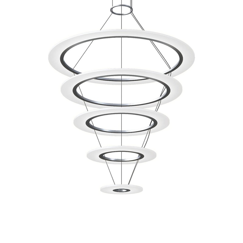 Arctic Rings Multi Tier LED Pendant Light