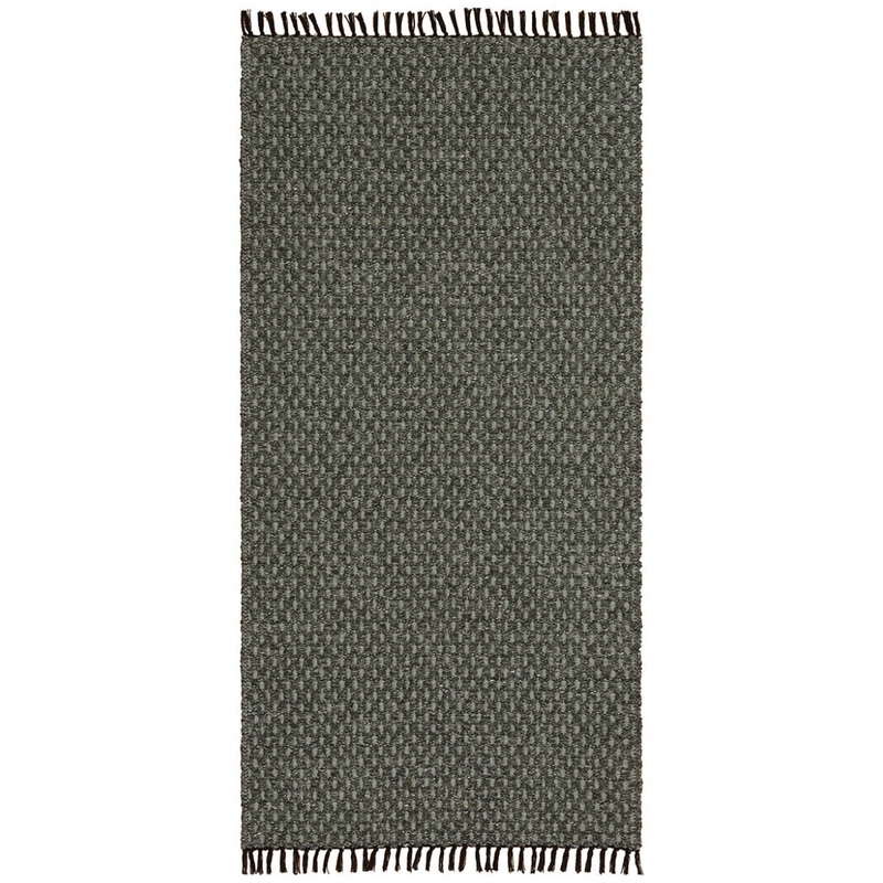 Julie Indoor / Outdoor Swedish Woven Plastic/Cotton Mix Runner Rug, Seven Sizes in Eight Color Variants