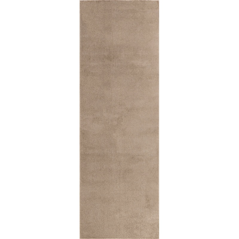Nori Lustered Solid Washable Rug | Beige
