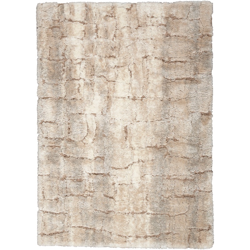 Nourison Dreamy Shag 4′ x 6′ Ivory Beige Shag Indoor Rug