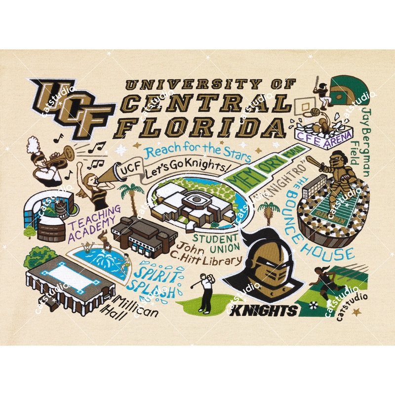 Central Florida, University of Collegiate Fine Art Print
