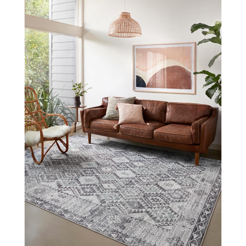 Loloi II Zion Rug | Charcoal / Slate