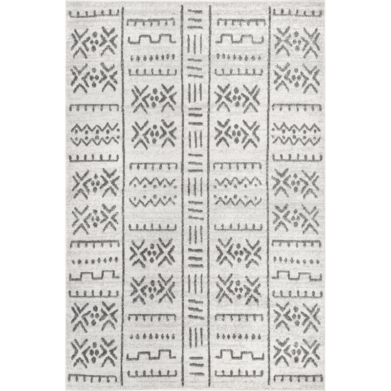 Sophie Aztec Graphic Rug | Beige