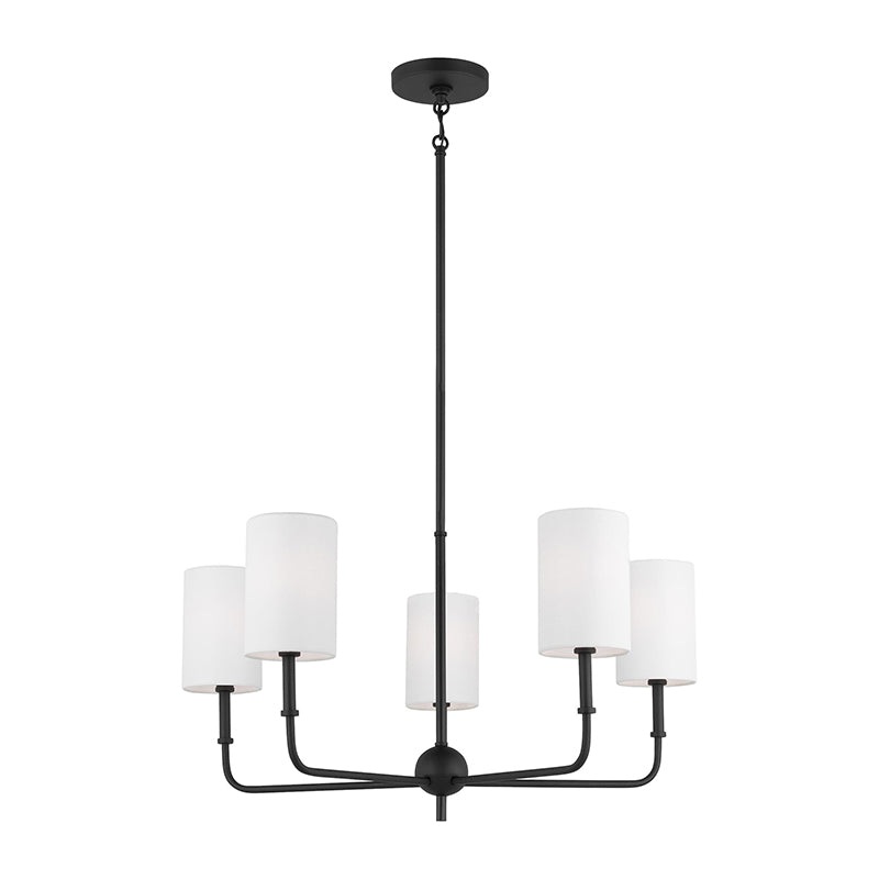 Visual Comfort 3109305EN Foxdale 5-lt 26″ LED Chandelier