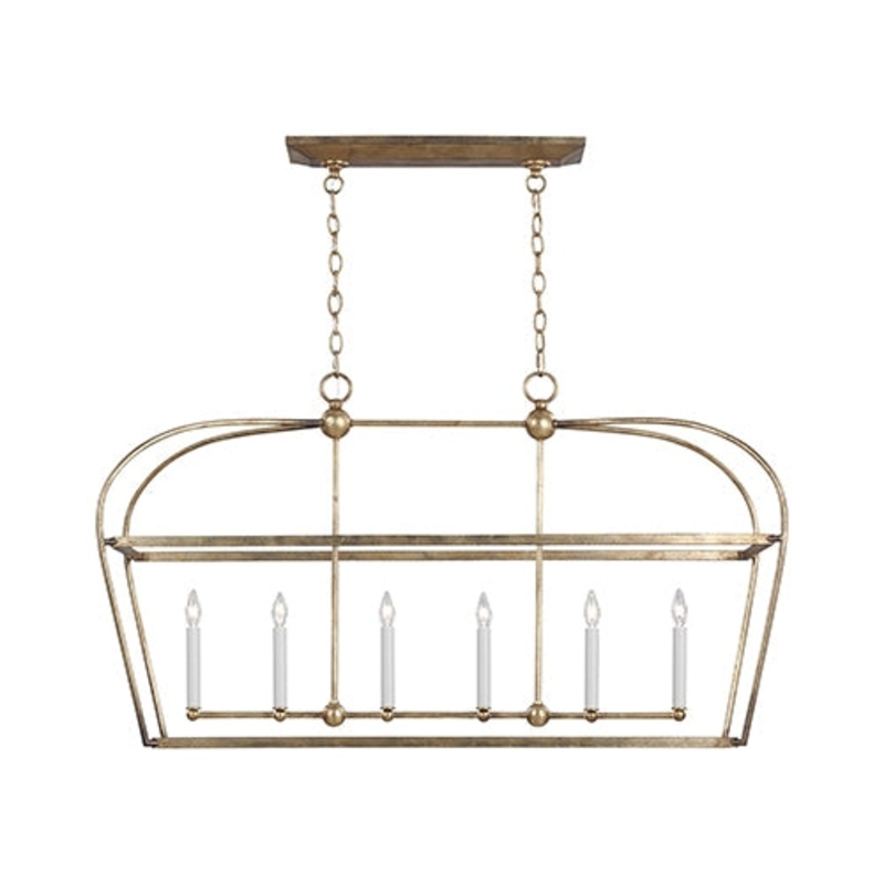 Visual Comfort CC1216 Stonington 6-lt 49″ Linear Lantern