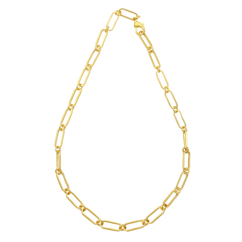 Rectangular Chain Link Necklace