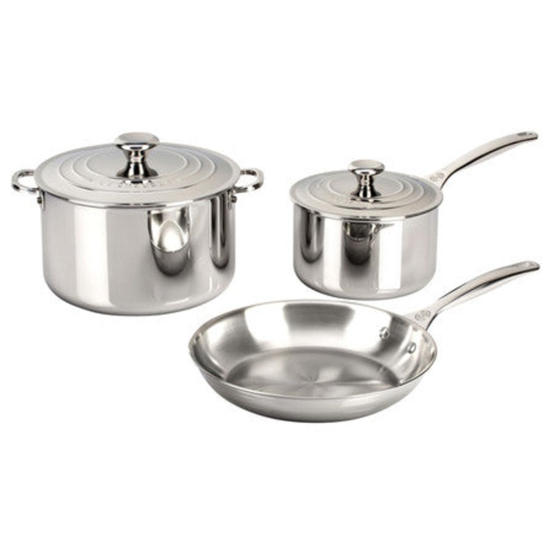 Le Creuset Stainless Steel Cookware Set