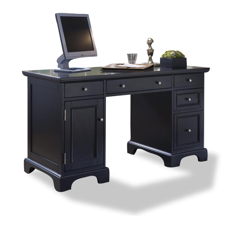 Traditional Pedestal Desk By Bedford