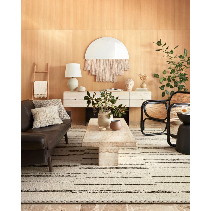 Loloi Roman Rug | Natural / Charcoal