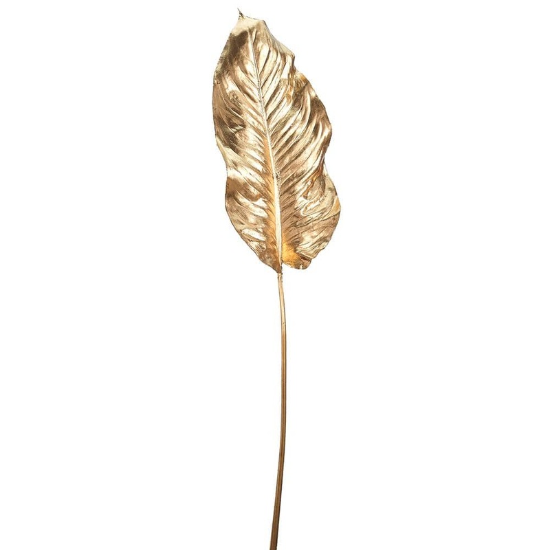 Metallic Calla Lily Spray – Gold